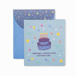 High quality birthday greeting card perfect for gift with lasting fun socks