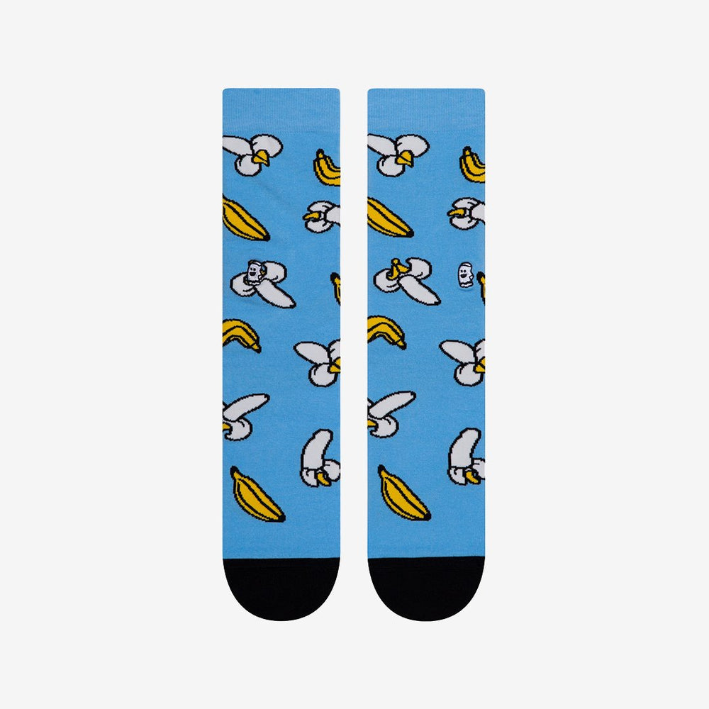 Unisex banana print socks