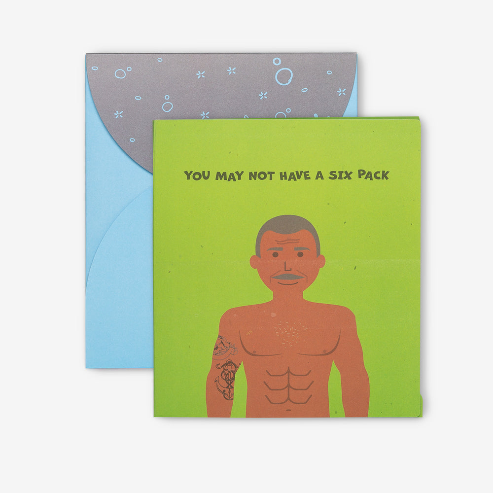 High quality greeting card six pack for stereotypical dads