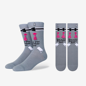 funny naked strip club socks for him