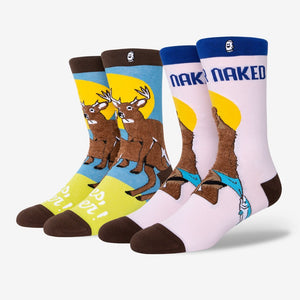 Naughty Animal Print Socks