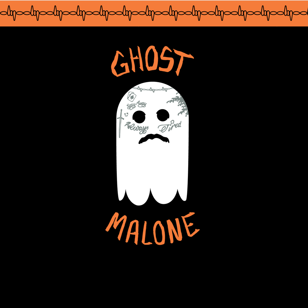 
            
                Load image into Gallery viewer, Funny Ghost Malone Socks
            
        