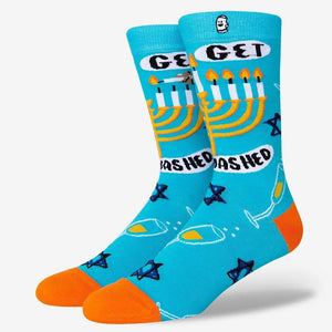 Funny Hanukkah Print Socks 