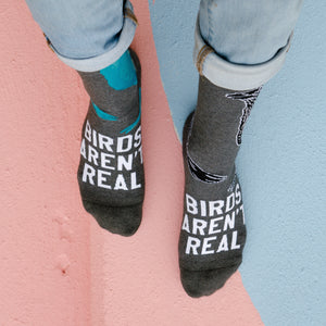 Unisex Birds Aren't Real Funny Socks