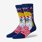 American Flag Print Socks