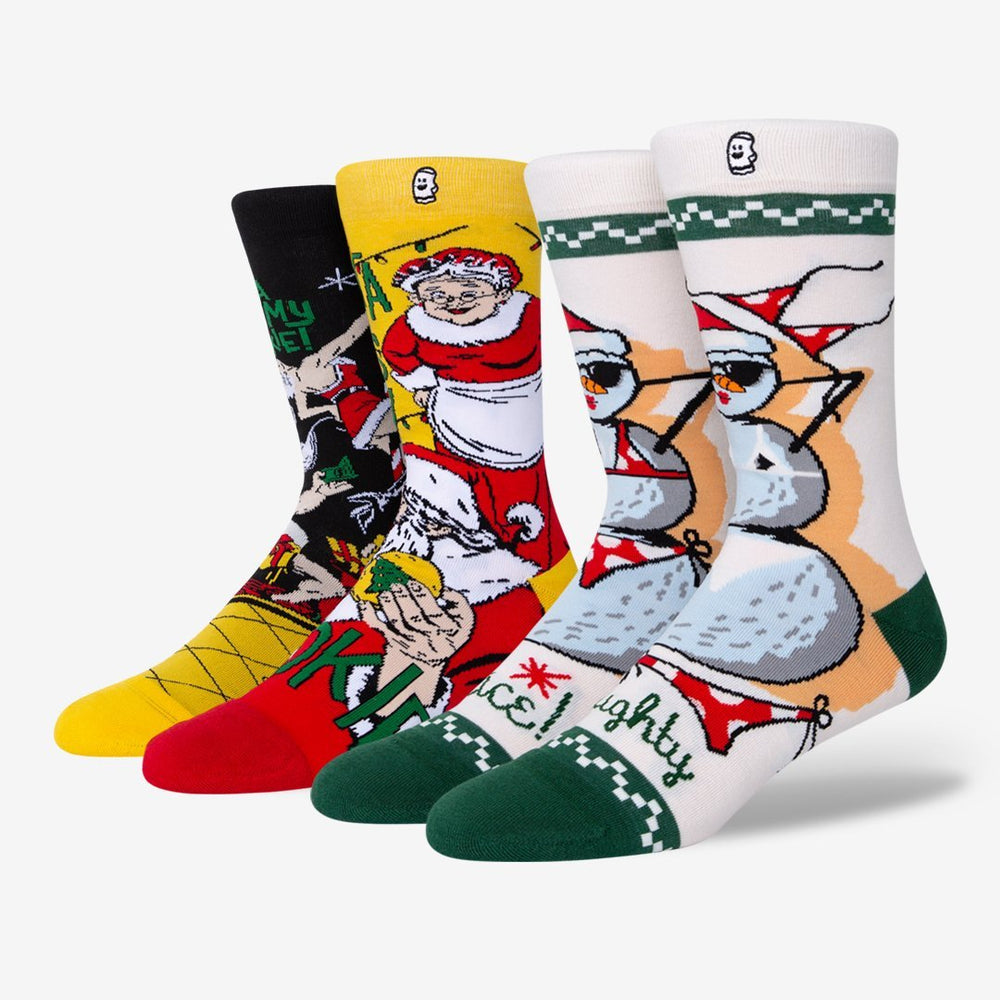 
            
                Load image into Gallery viewer, Holiday naughty nice socks
            
        