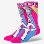 Funny betty white disco socks